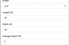 How to Use the Swimming Pool Volume Calculator